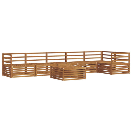 Outdoor Sofa Set 7 pcs Natural