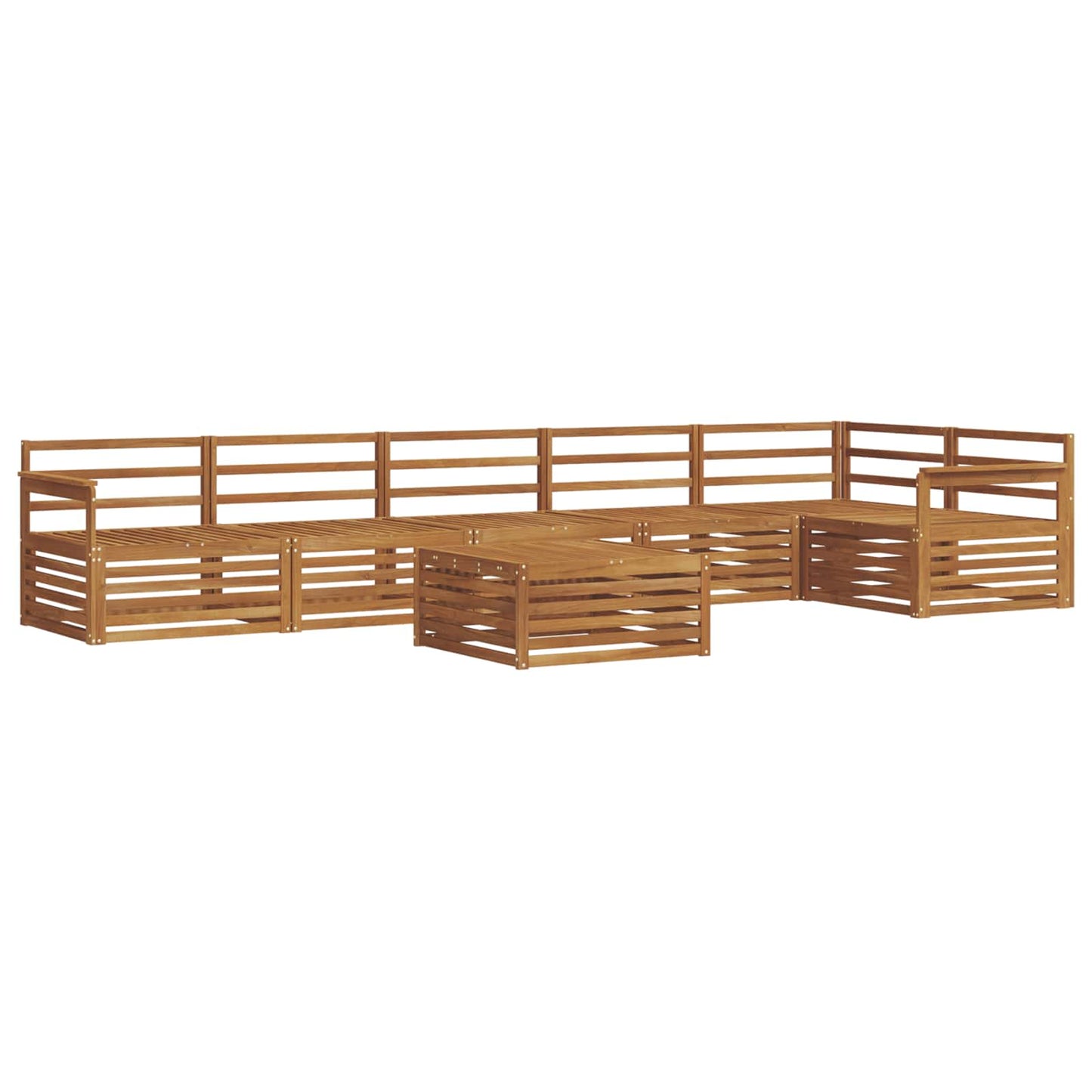Outdoor Sofa Set 7 pcs Natural