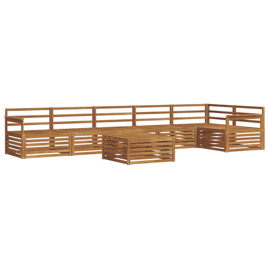 Outdoor Sofa Set 7 pcs Natural