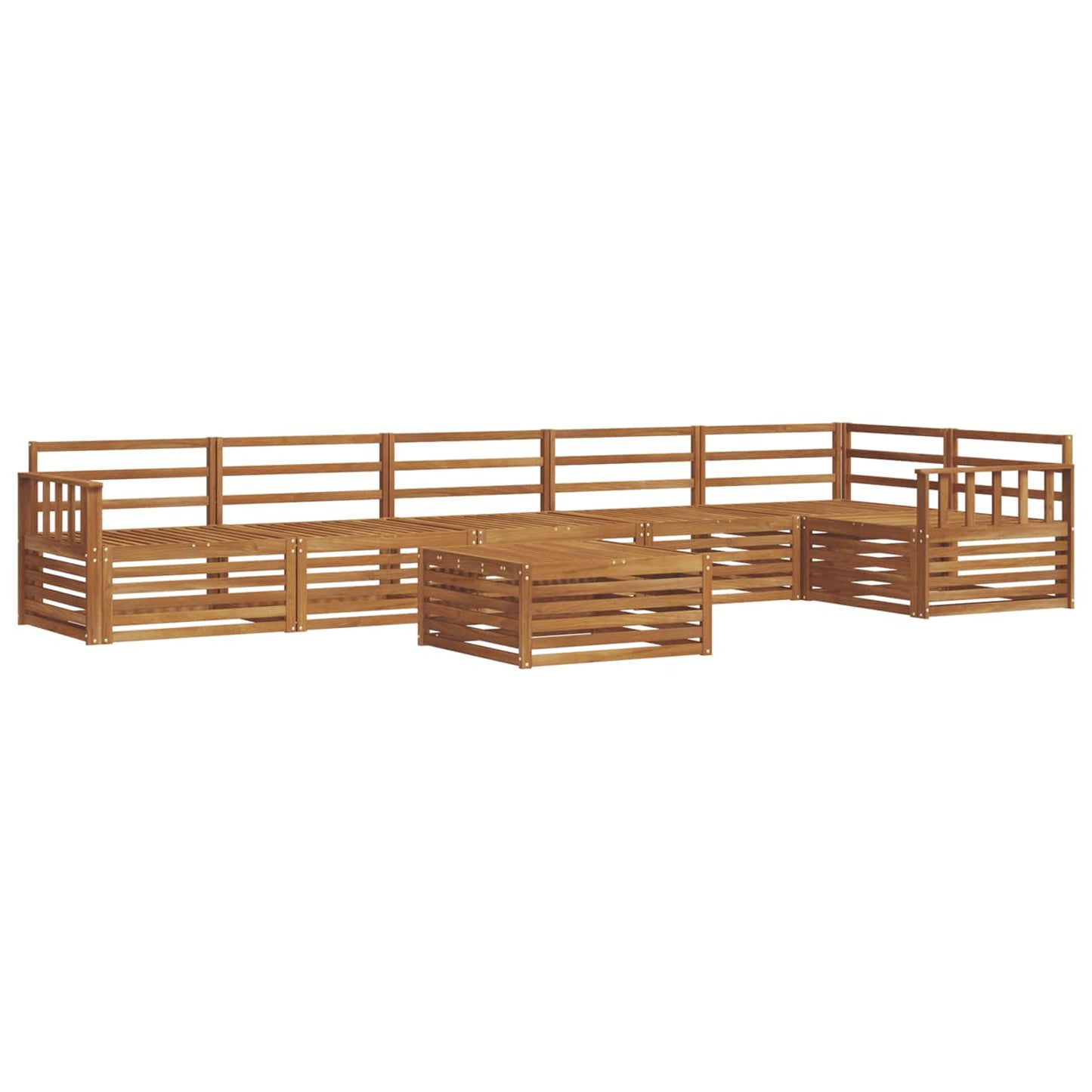 Outdoor Sofa Set 7 pcs Natural