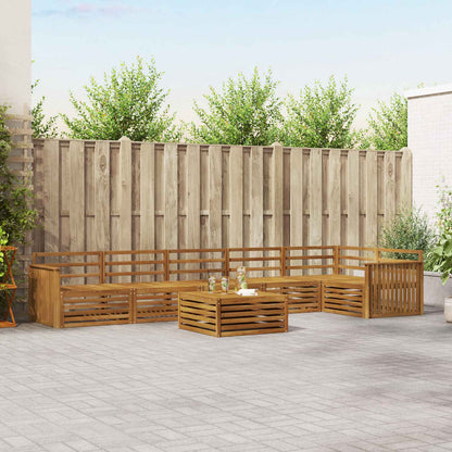 Outdoor Sofa Set 7 pcs Natural