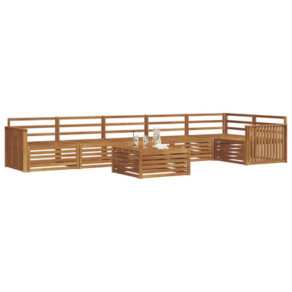 Outdoor Sofa Set 7 pcs Natural