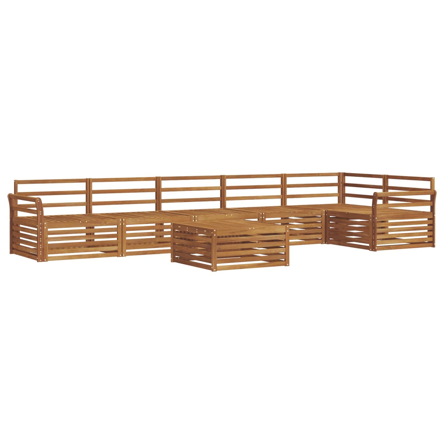 Outdoor Sofa Set 7 pcs Natural