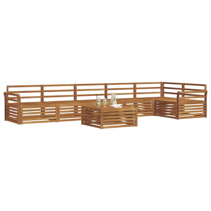 Outdoor Sofa Set 7 pcs Natural