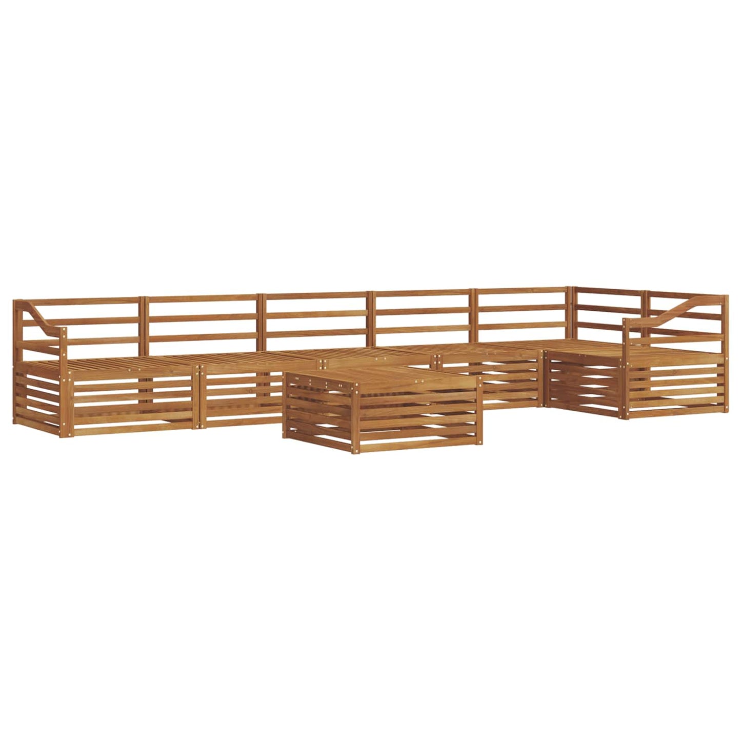 Outdoor Sofa Set 7 pcs Natural