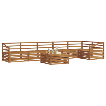 Outdoor Sofa Set 7 pcs Natural