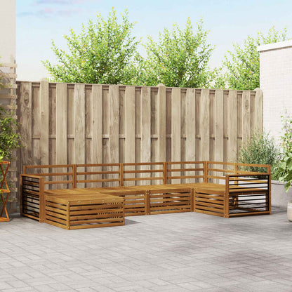 Outdoor Sofa Set 6 pcs Natural