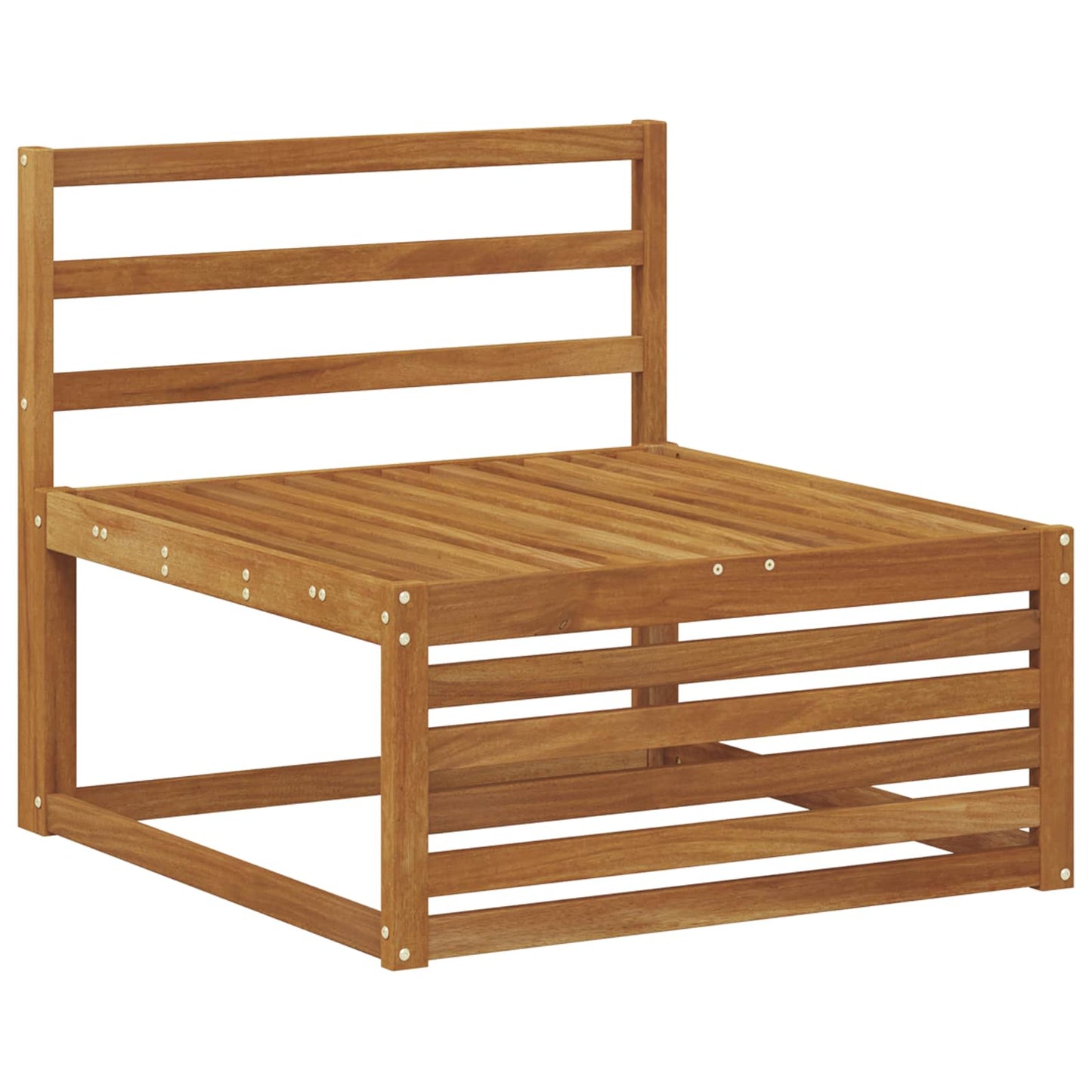 Outdoor Sofa Set 9 pcs Natural Solid Acacia Wood