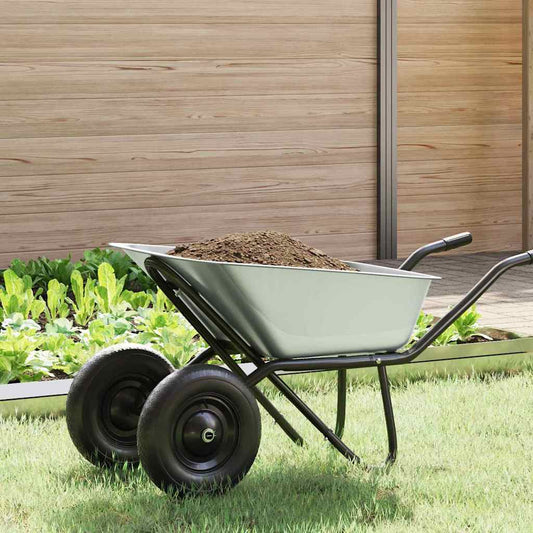 Wheelbarrow Tray Replacement Silver 88 x 60 x 32 cm