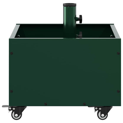 Parasol Base Manual Green 45 x 45 x 45 cm Steel