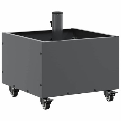 Parasol Base Manual Anthracite 45 x 45 x 45 cm Steel
