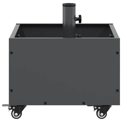 Parasol Base Manual Anthracite 45 x 45 x 45 cm Steel