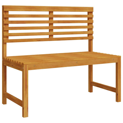 Garden Bench Set 5 pcs Brown Solid acacia wood