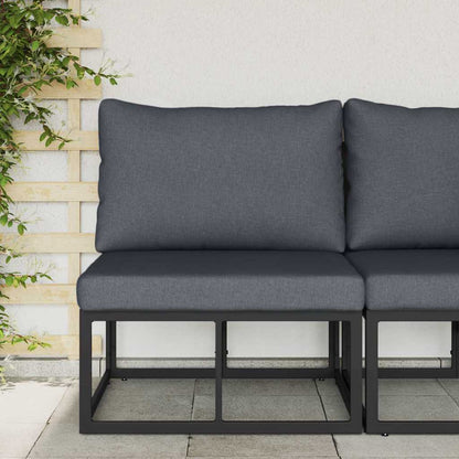 Outdoor Furniture Black and Anthracite 70 x 71.5 x 71 cm Metal