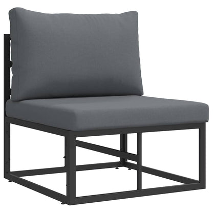 Outdoor Furniture Black and Anthracite 70 x 71.5 x 71 cm Metal