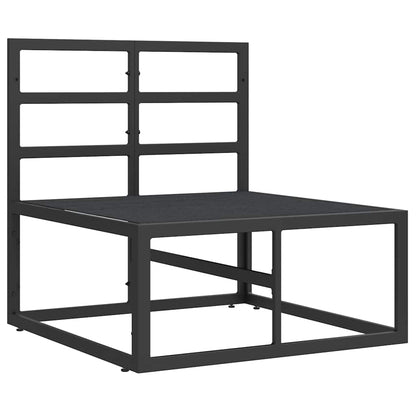 Outdoor Furniture Black and Anthracite 70 x 71.5 x 71 cm Metal