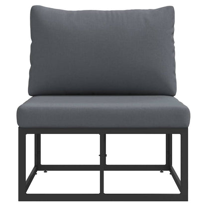 Outdoor Furniture Black and Anthracite 70 x 71.5 x 71 cm Metal