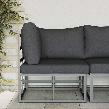 Outdoor Furniture Black and Anthracite 71.5 x 71.5 x71 cm Metal
