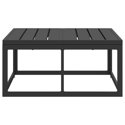 Outdoor Furniture Black 70 x 70 x32 cm Metal