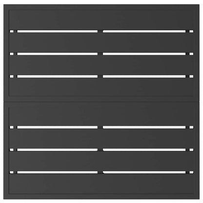 Outdoor Furniture Black 70 x 70 x32 cm Metal