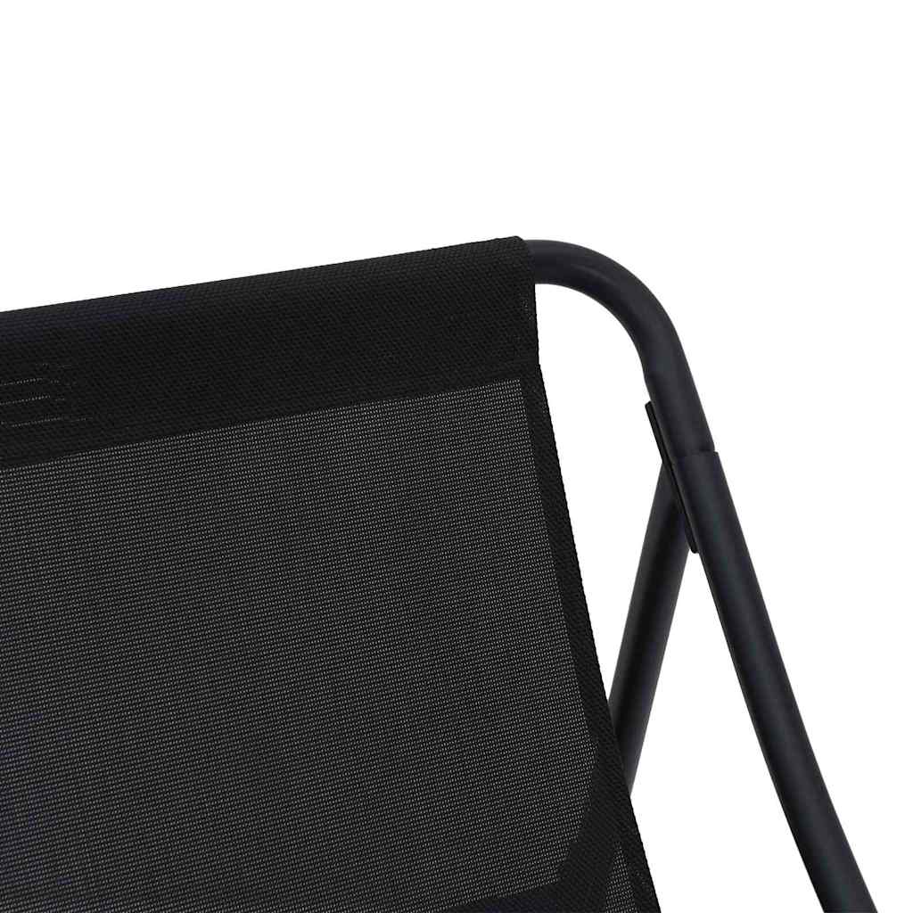 Garden Furniture with Cushion Black 43.31 x 31.89 x 27.95 in