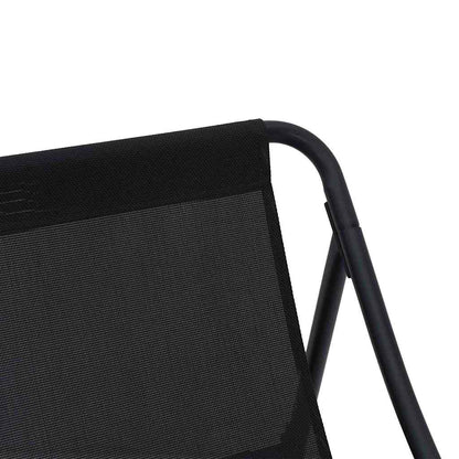 Garden Furniture with Cushion Black 43.31 x 31.89 x 27.95 in
