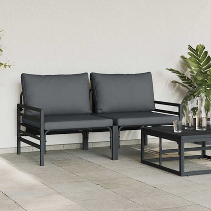 Outdoor Furniture 2 Piece Anthracite 80 x 80 x 71 cm Steel