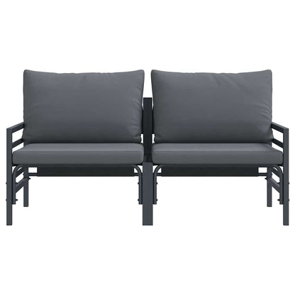 Outdoor Furniture 2 Piece Anthracite 80 x 80 x 71 cm Steel
