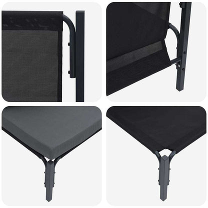 Outdoor Furniture 2 Piece Anthracite 80 x 80 x 71 cm Steel