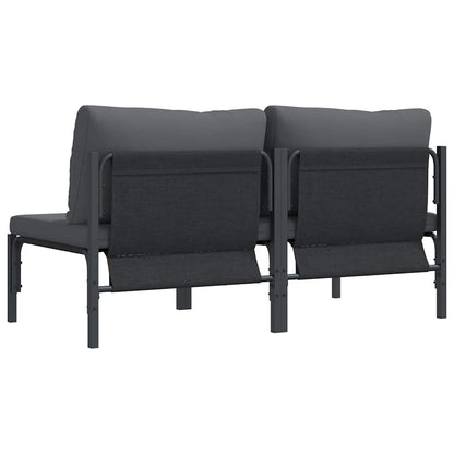 Outdoor Furniture 2 Piece Anthracite 80 x 80 x 71 cm Steel