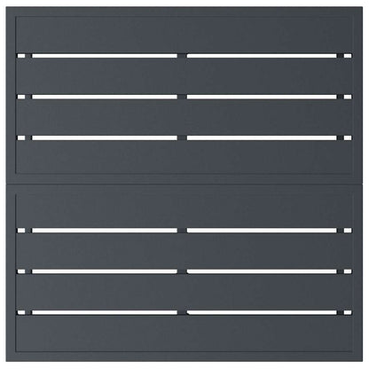 Outdoor Furniture Anthracite 70 x 70.5 x 32 cm Steel
