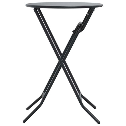 Garden Table Folding Anthracite 50 x 50 x 72 cm Metal