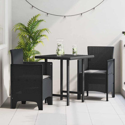 Garden Chair 2 pcs Anthracite 53 x 49 x 85 cm PP