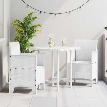 Garden Chair 2 pcs White 53 x 49 x 85 cm PP
