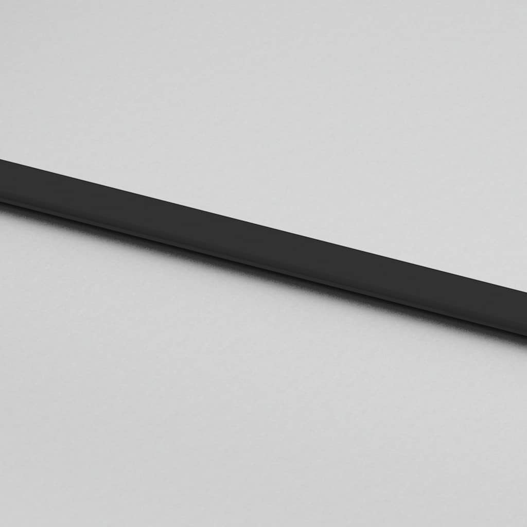 Sliding Door with Hardware Set Black 76x205 cm ESG Glass