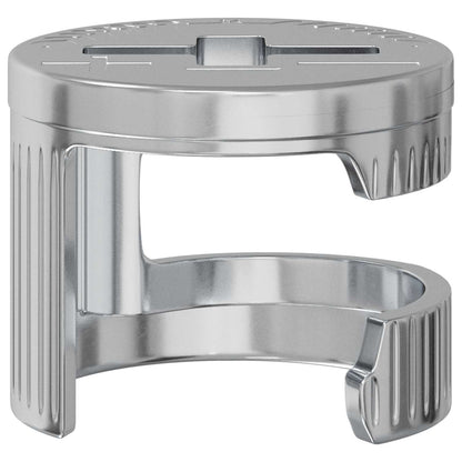 Cam Lock Nuts 2 pcs Silver 12 x 10 mm Metal