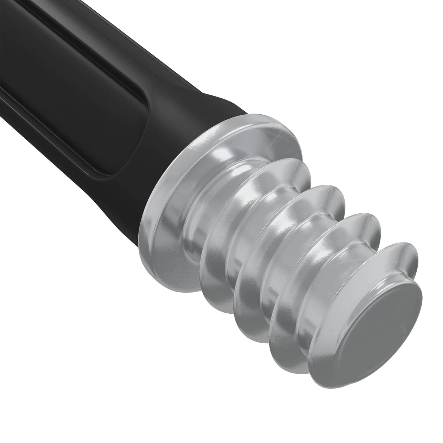 Cam Lock Screw 2 pcs Silver and Black M6 x 40 mm Metal