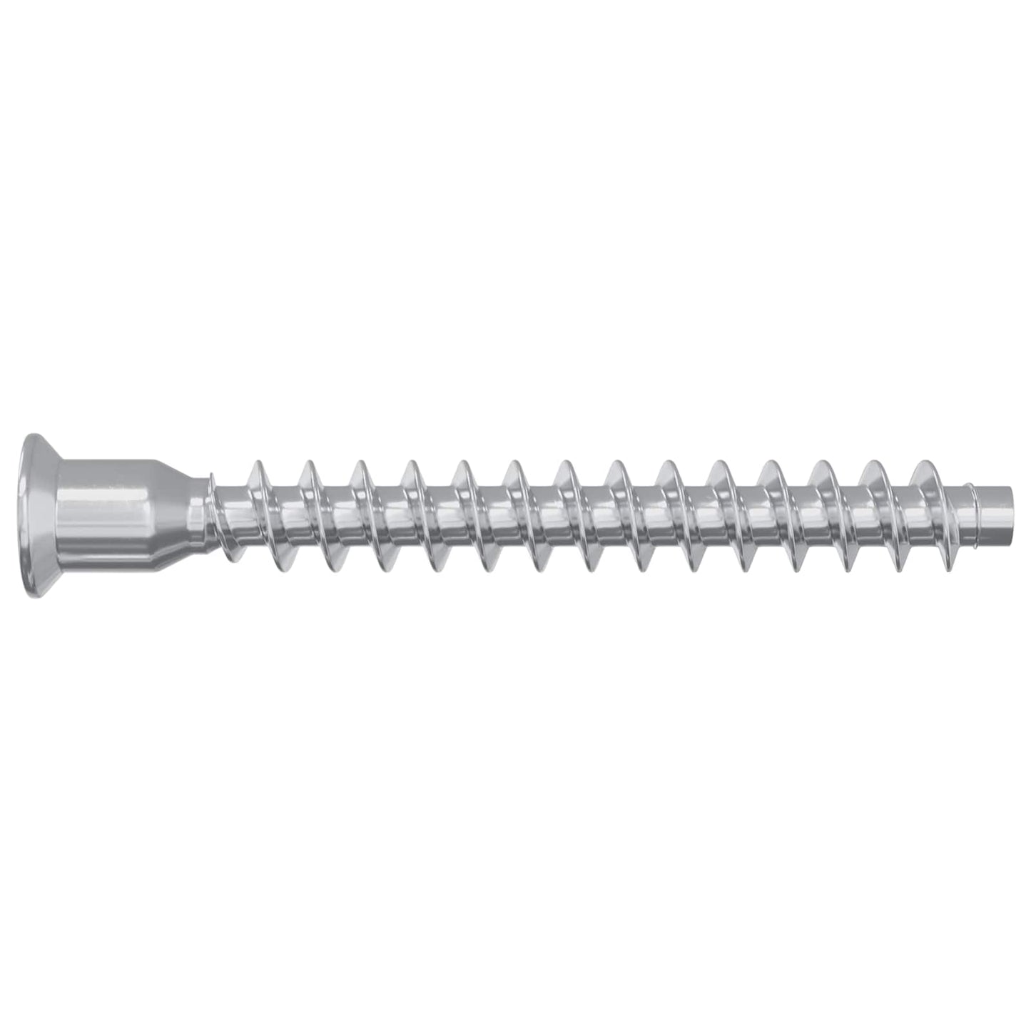 Confirmat Screws 2 pcs Silver Ø7 x 58 mm Metal