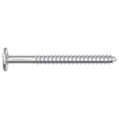 Wood Screws 1350 pcs Silver Steel