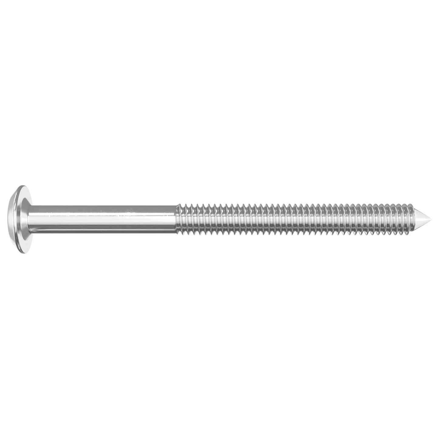 Furniture Screws 2 pcs Silver M6 x 85 mm Steel