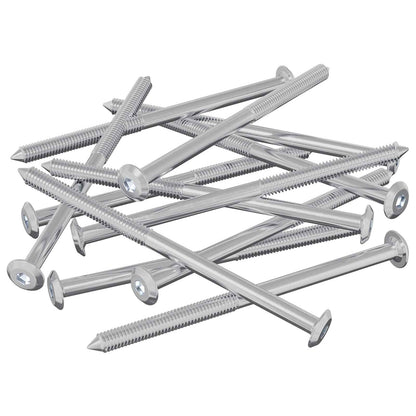 Furniture Screws 1000 pcs Silver Steel