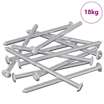 Furniture Screws 1000 pcs Silver Steel