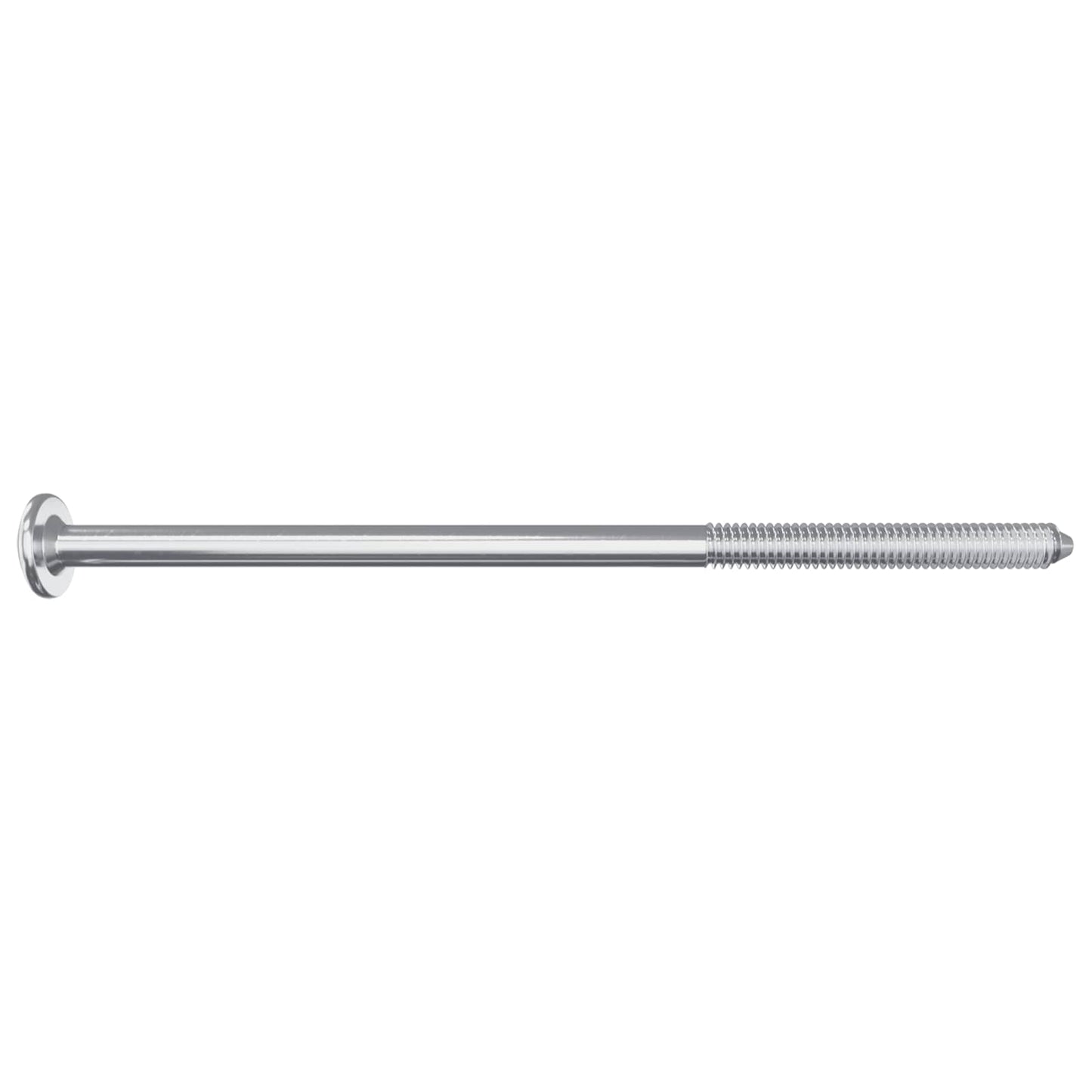 Furniture Screws 2 pcs Silver M6 x 120 mm Steel