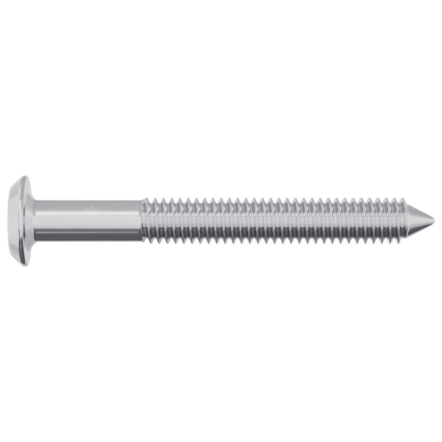 Screw 12 pcs Silver M6 x 50 mm Steel