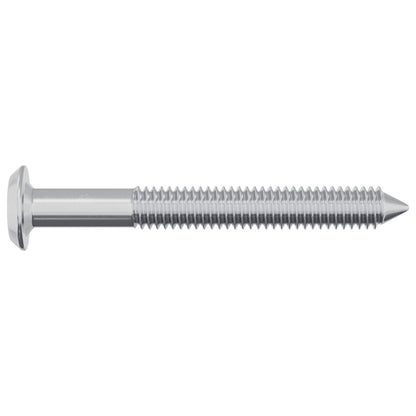 Screw 12 pcs Silver M6 x 50 mm Steel