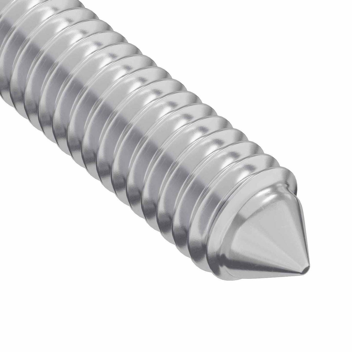 Screw 2 pcs Silver M6 x 85 mm Steel