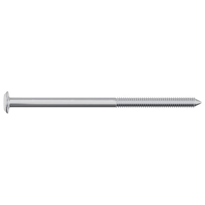 Screw 1000 pcs Silver M6 x 100 mm Steel