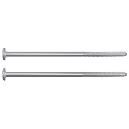 Screw 800 pcs Silver M6 x 120 mm Steel