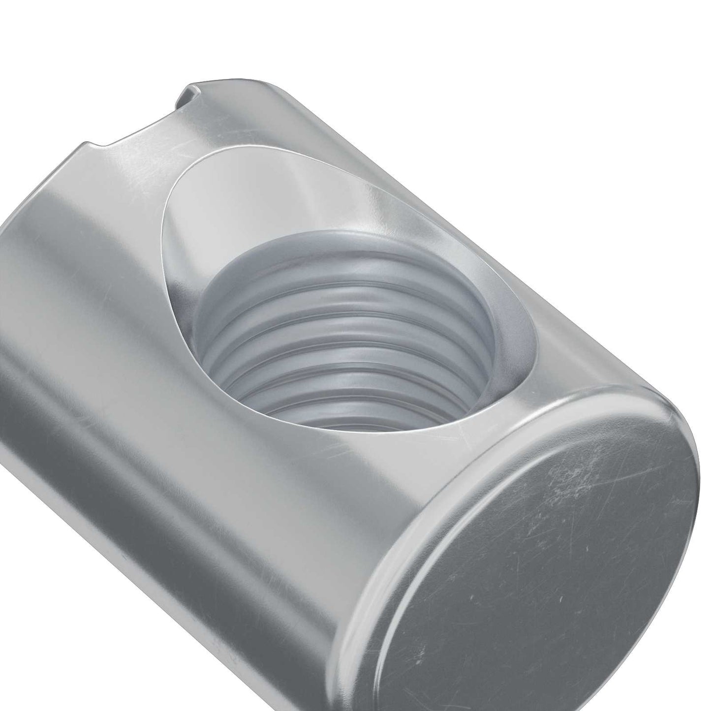 Barrel Nuts 3462 pcs Silver M6 x 13 mm Metal