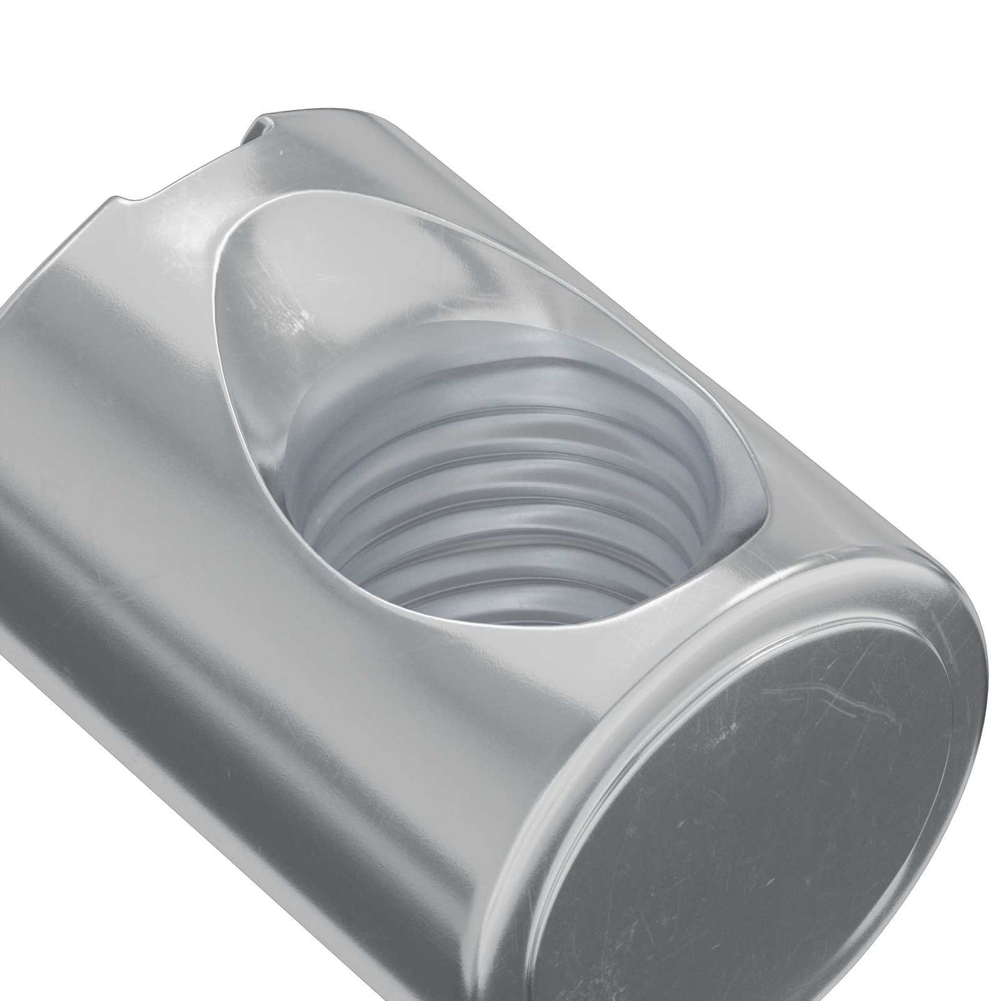 Barrel Nut 2 pcs Silver M6 x 13 mm Iron